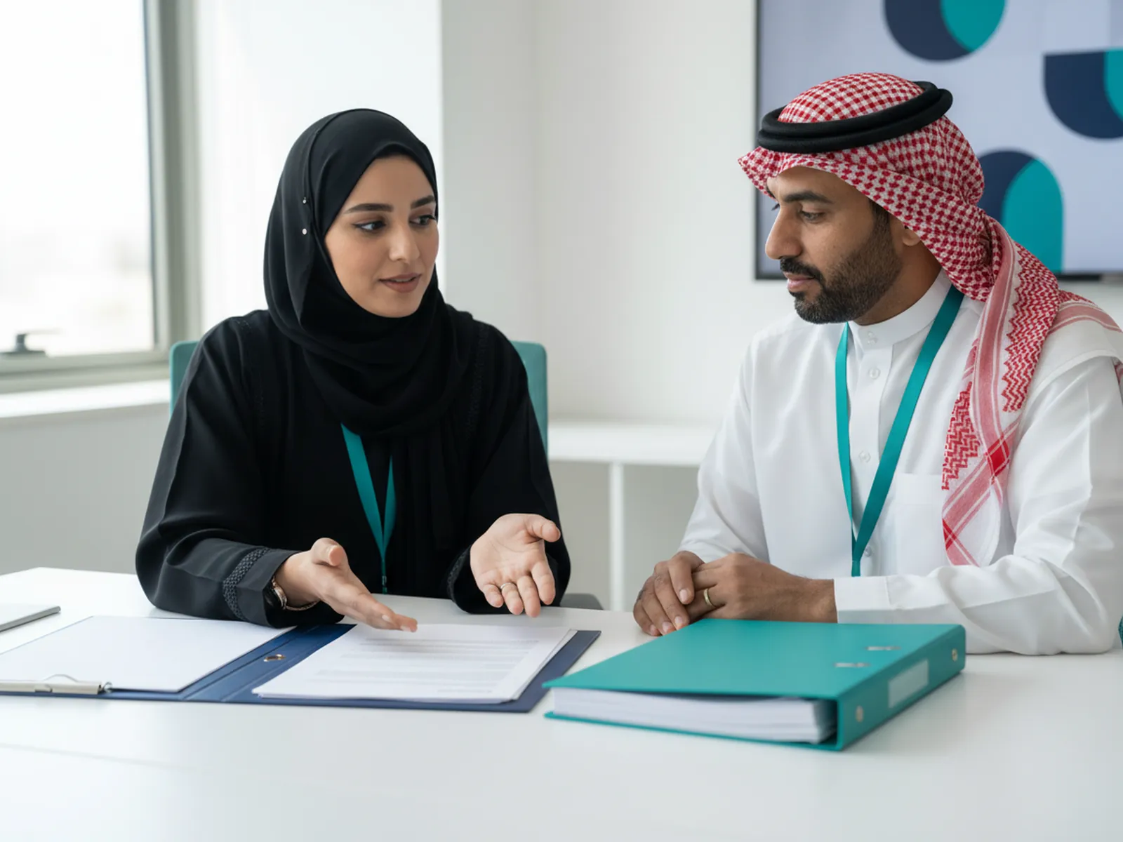 مستشارة توضح لصاحب منشأة مقاولات الفرق بين شهادة المعايير الفنية وملف التصنيف على مكتب